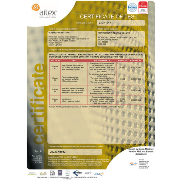 HYJ141 / HYP141 Pant & Shirt